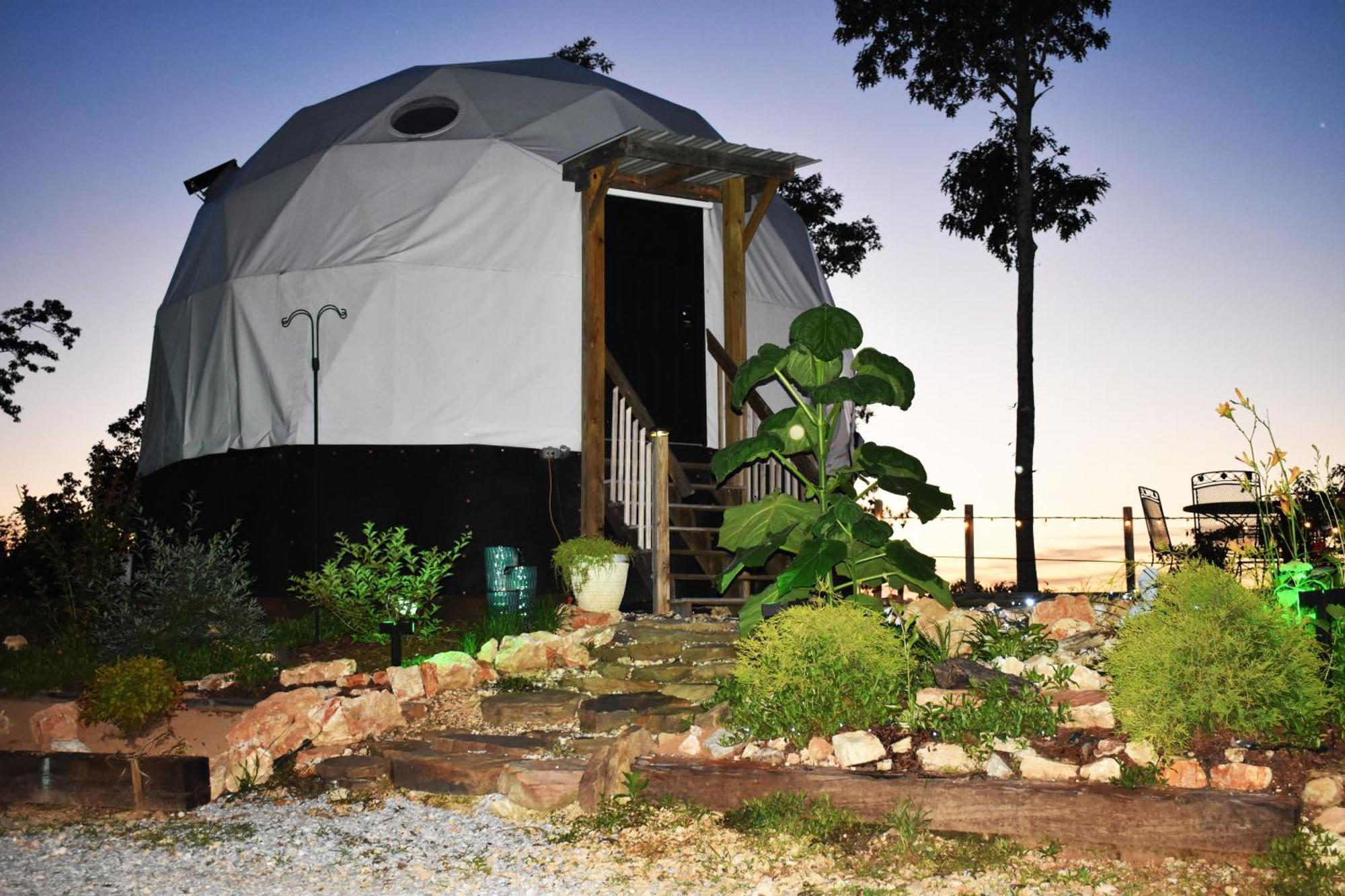 Hotel Waterfront Luxury Glamping Dome Rogersville Exteriér fotografie